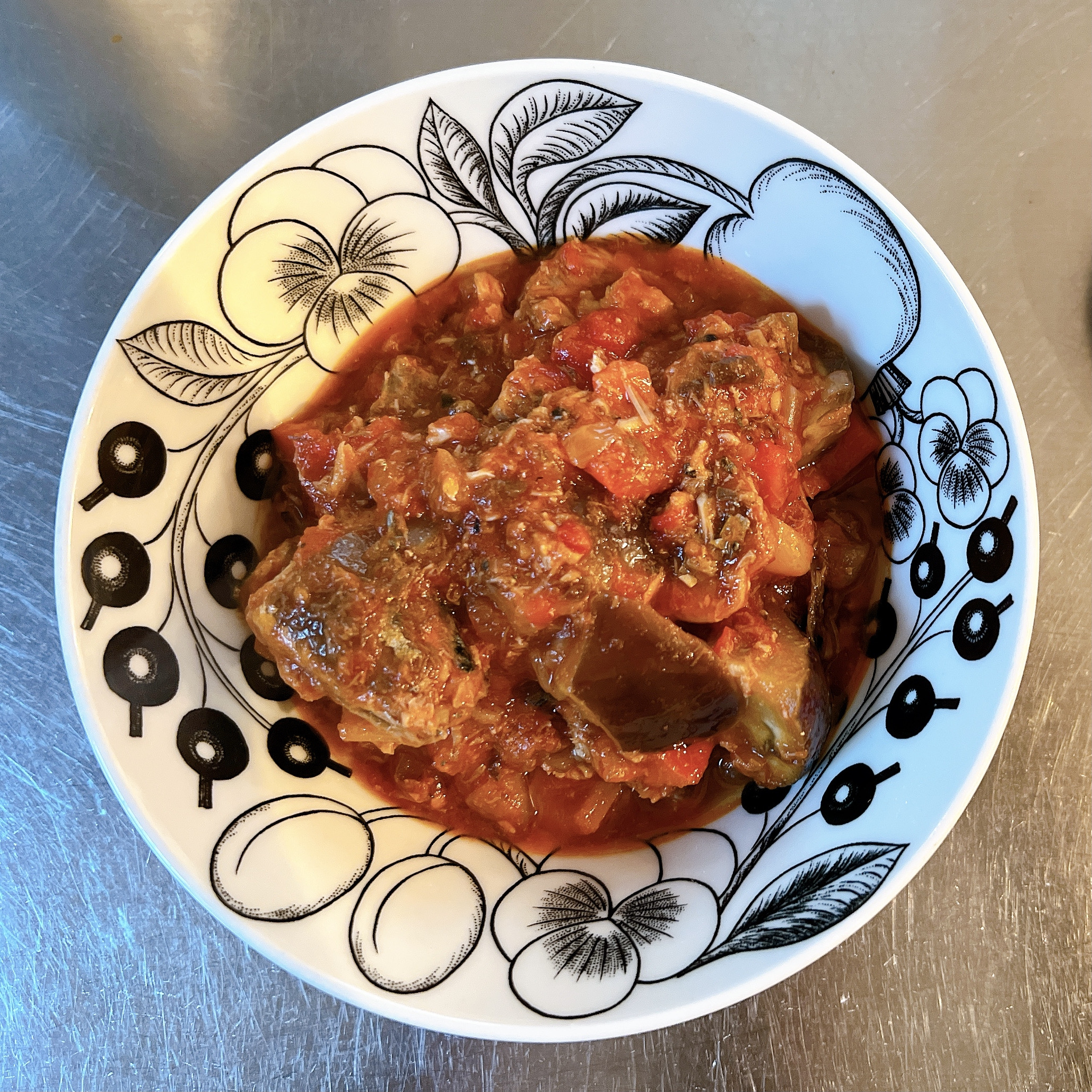 サバ缶のトマト煮込み